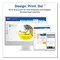 Avery 3.5 in. x 4.75 in. Removable Print-to-the-Edge Labels with Sure Feed - White (32/Pack)